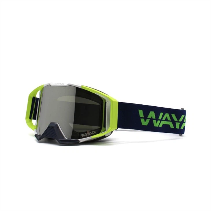Men's Motocross Goggles: Tough, Anti - Fog & Clear - viditelný